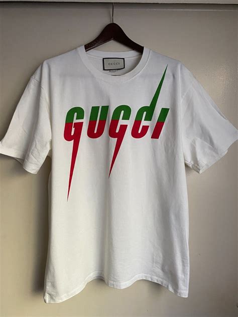 red green gucci shirt|Gucci symbol t shirt.